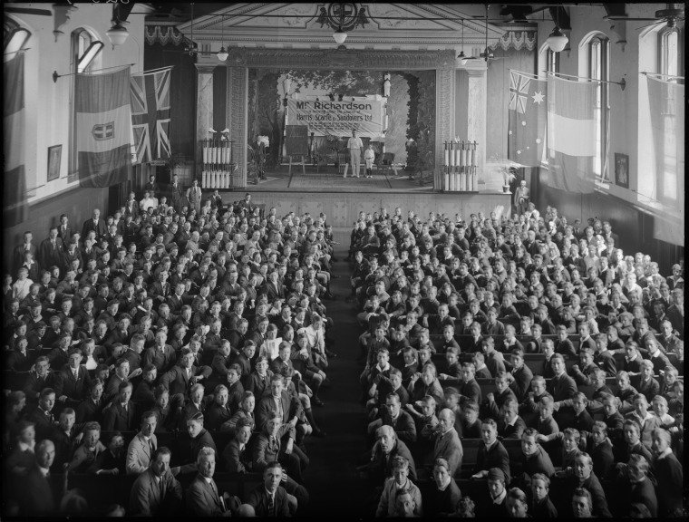 Perth Town Hall photographed in October 1927